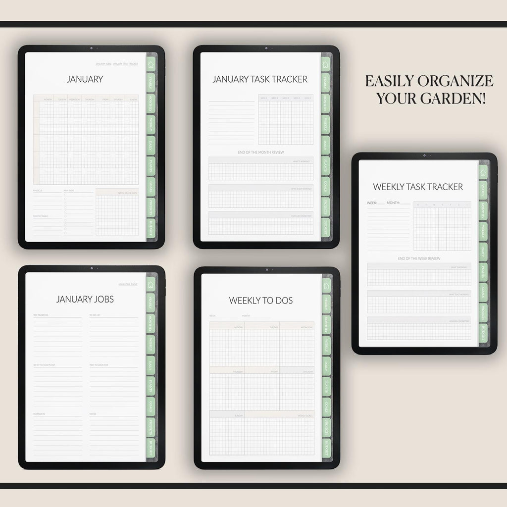 Gardening Planner: 140+ Page with 500+ Stickers