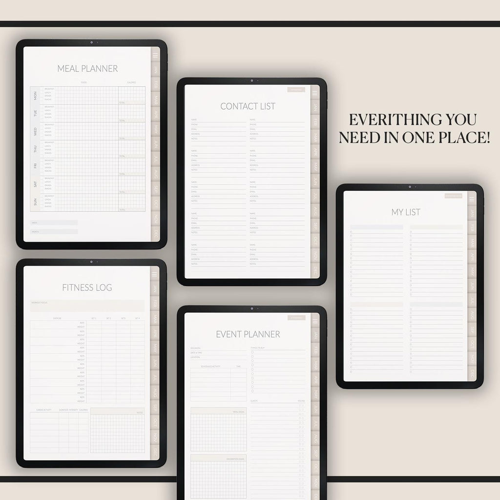 Undated Hobonichi Planner: iPad GoodNotes Compatible