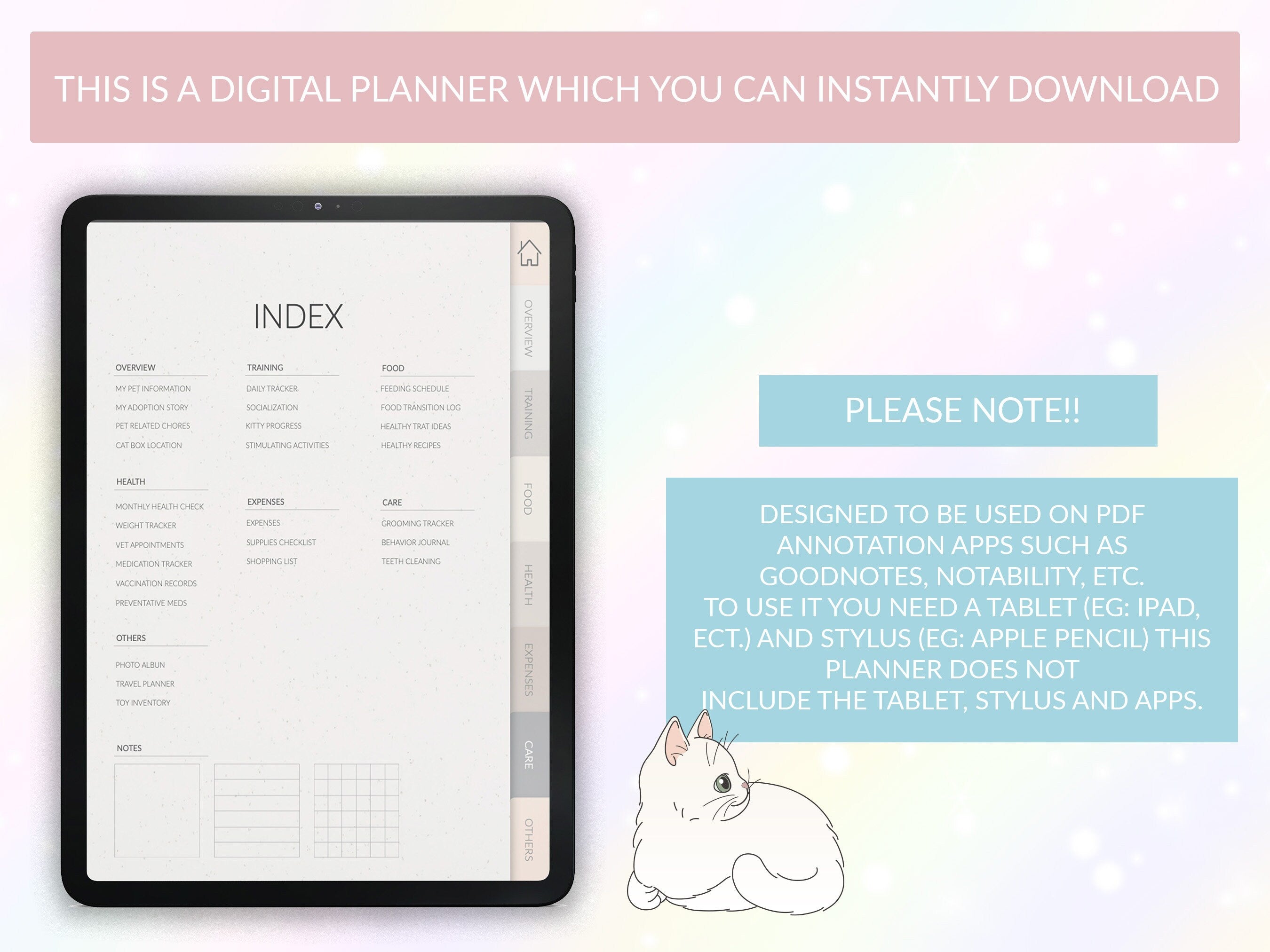 Cat Care Journal | Pet Health Planner |