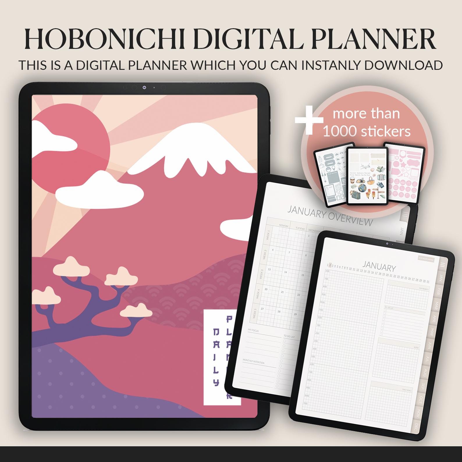 2026 Hobonichi Planner: Weekly, Monthly iPad Planning