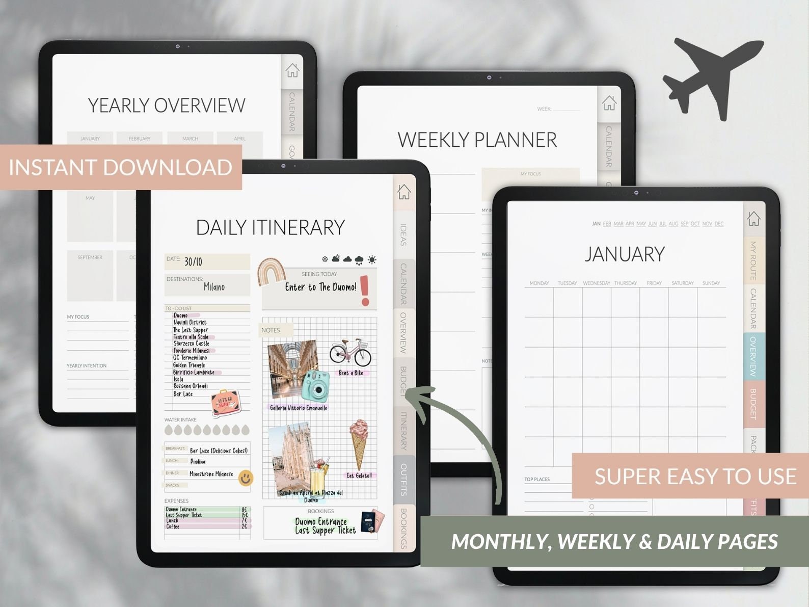 Travel Planner | Road Trip Planner | Hiking Planner