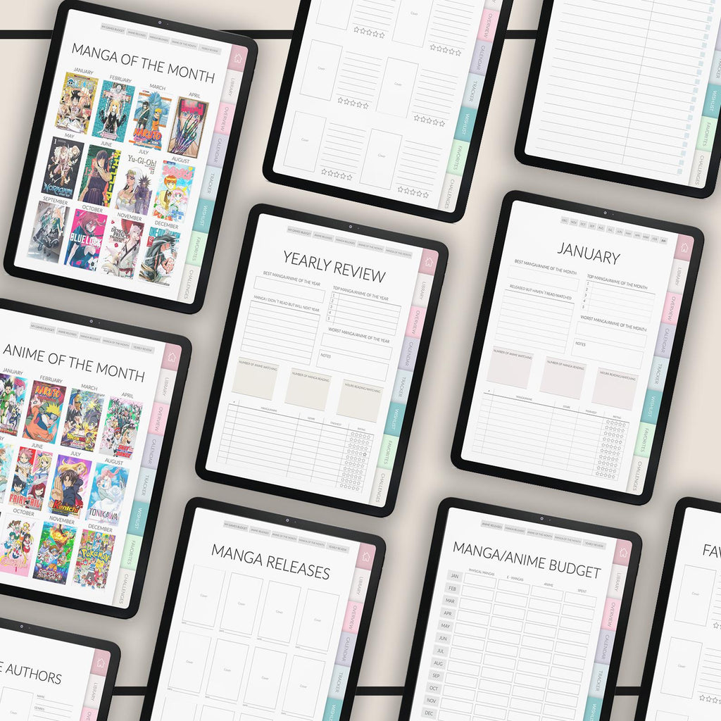 Ultimate Otaku Gamer Planner Bundle | Anime & Manga Journal | +1000 Stickers