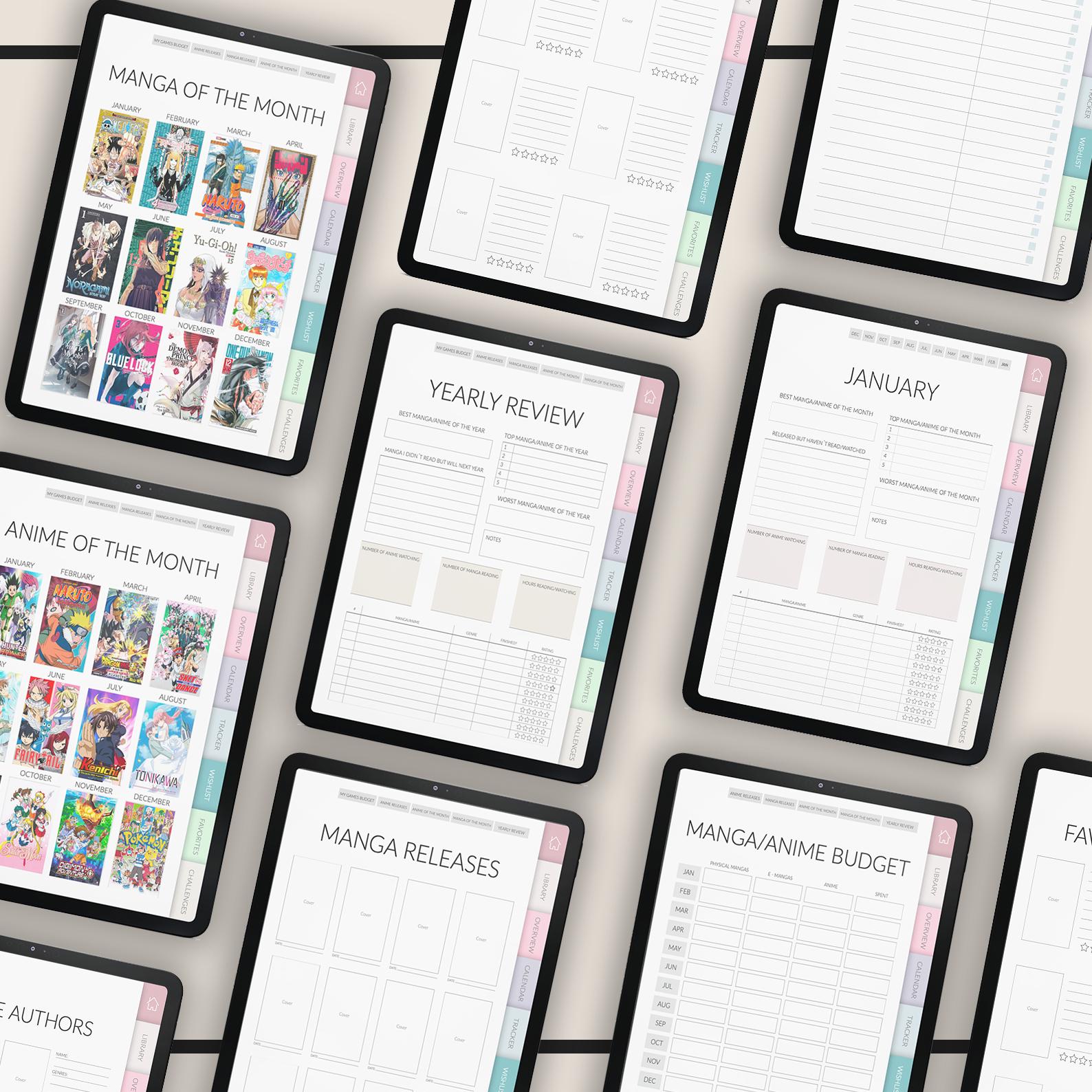 Ultimate Otaku Gamer Planner Bundle | Anime & Manga Journal | +1000 Stickers