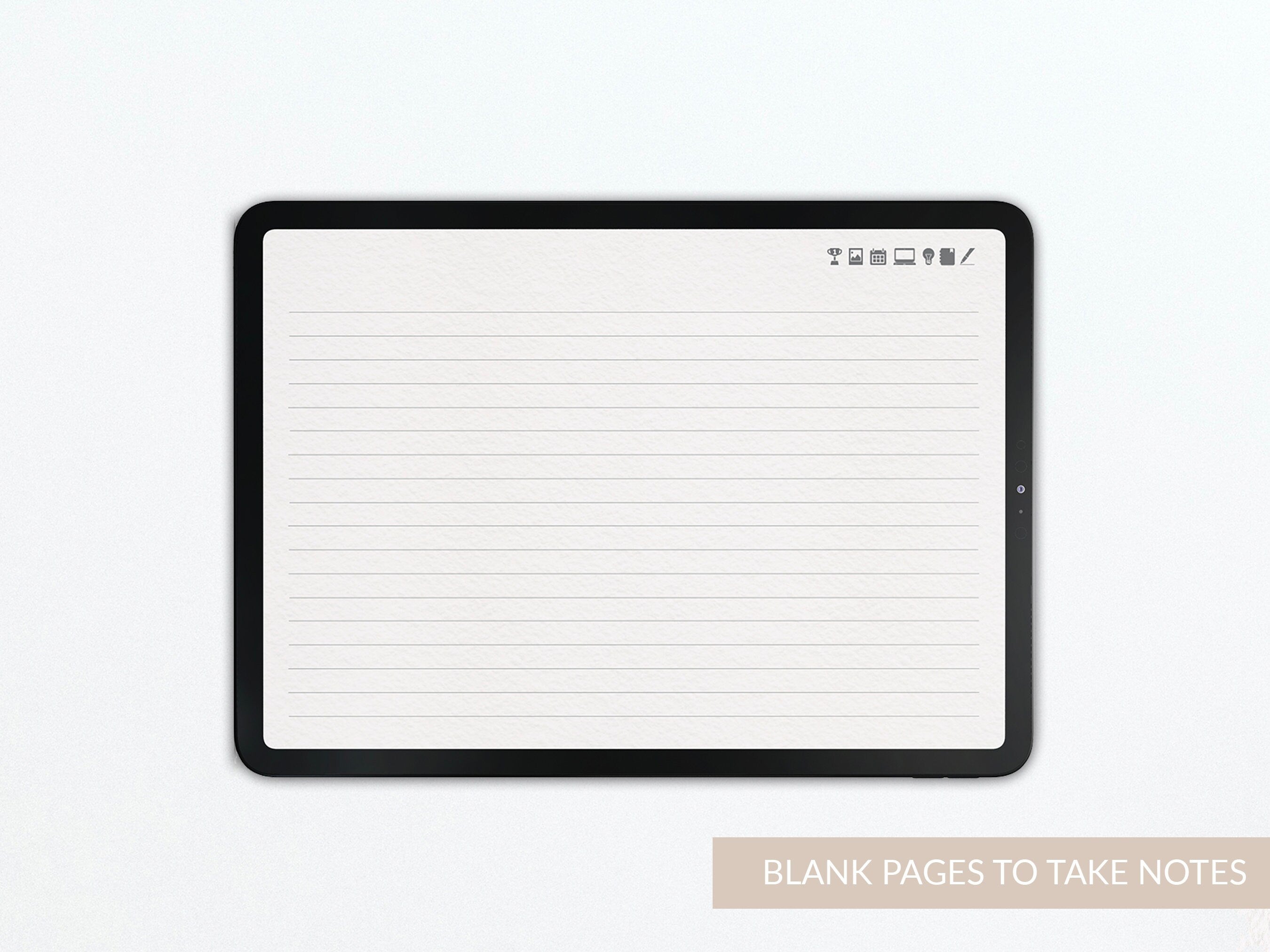 Monthly Planner | Undated Horizontal Journal