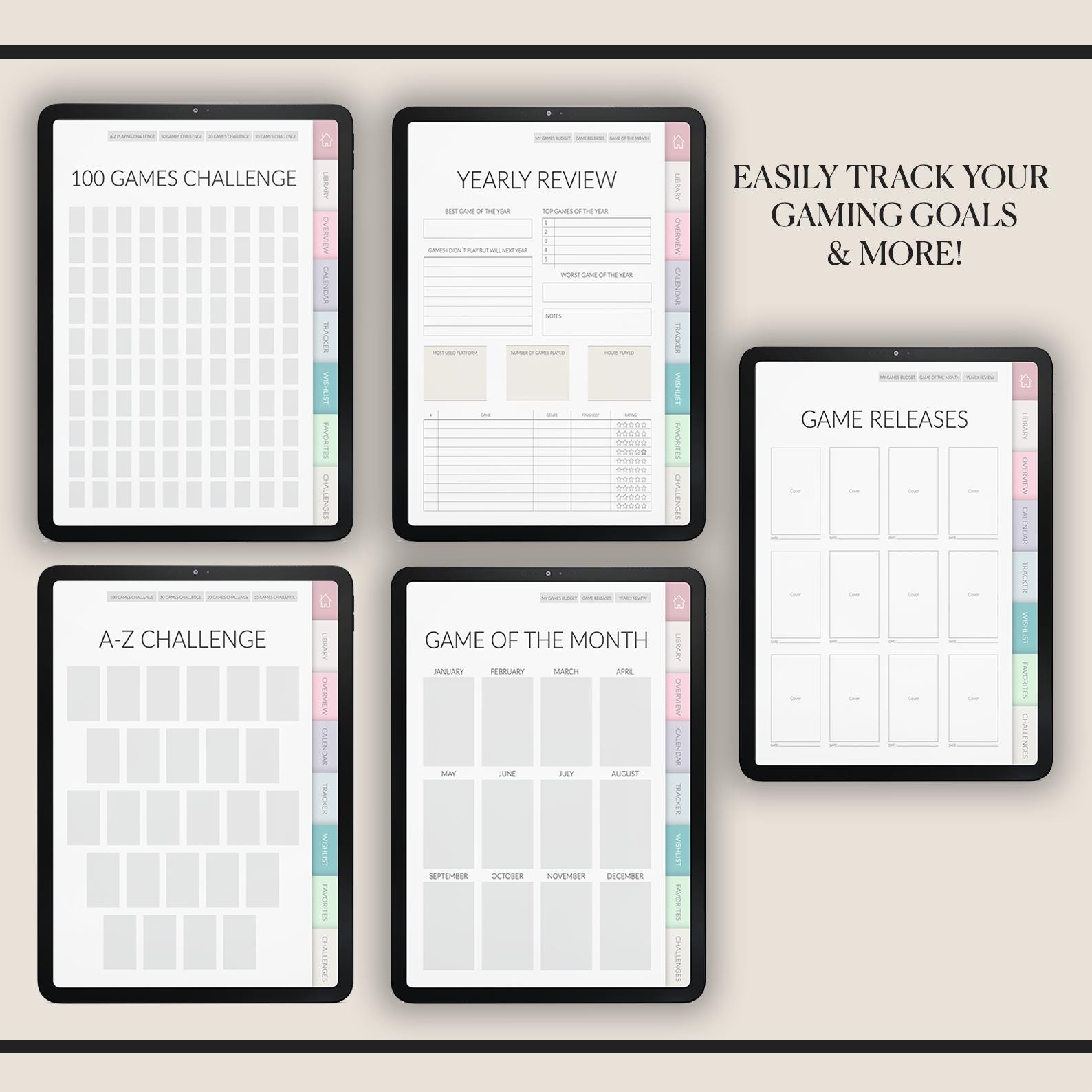 Ultimate Otaku Gamer Planner Bundle | Anime & Manga Journal | +1000 Stickers