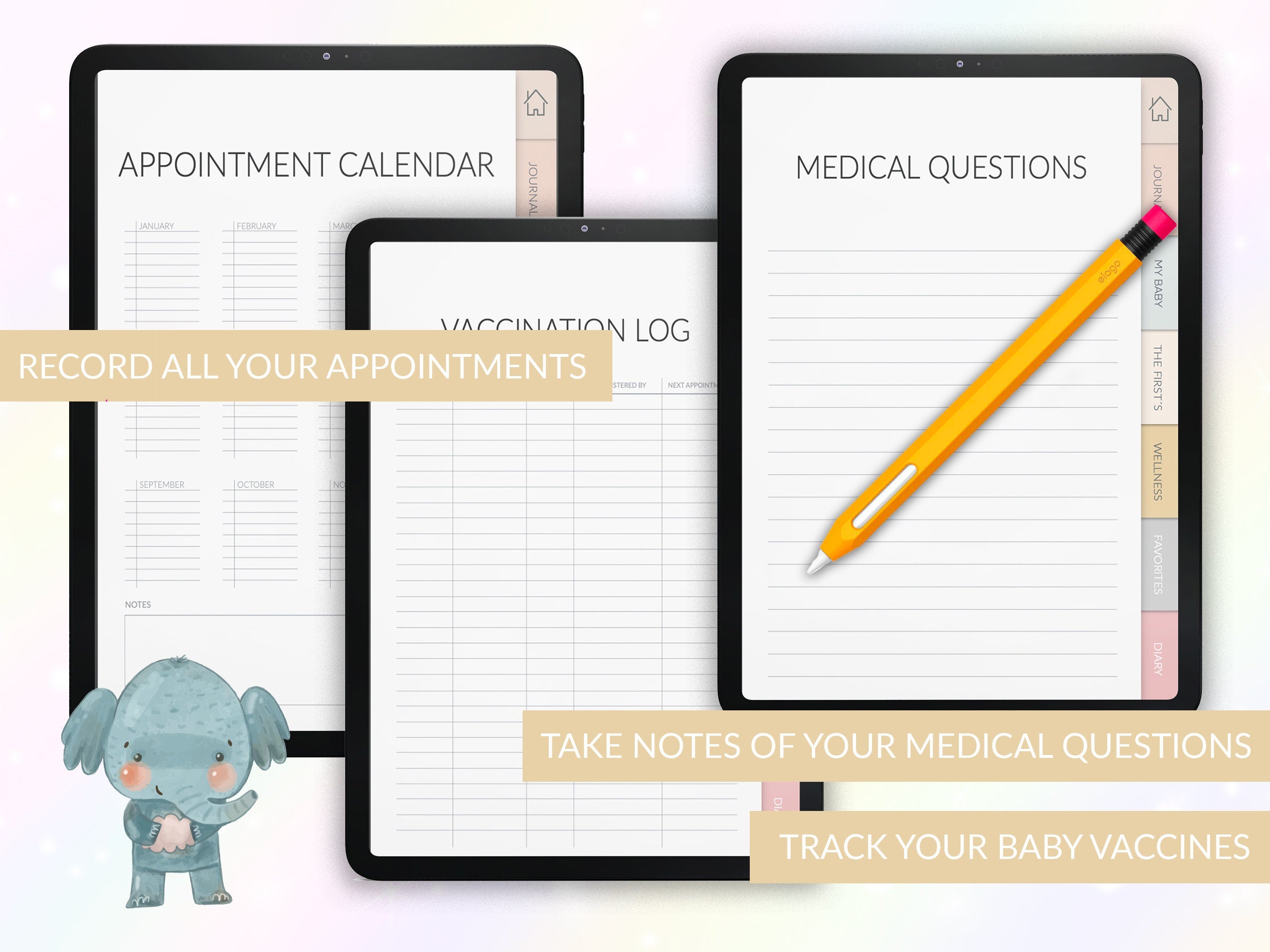 Baby's First Year Journal: Milestones & Memories