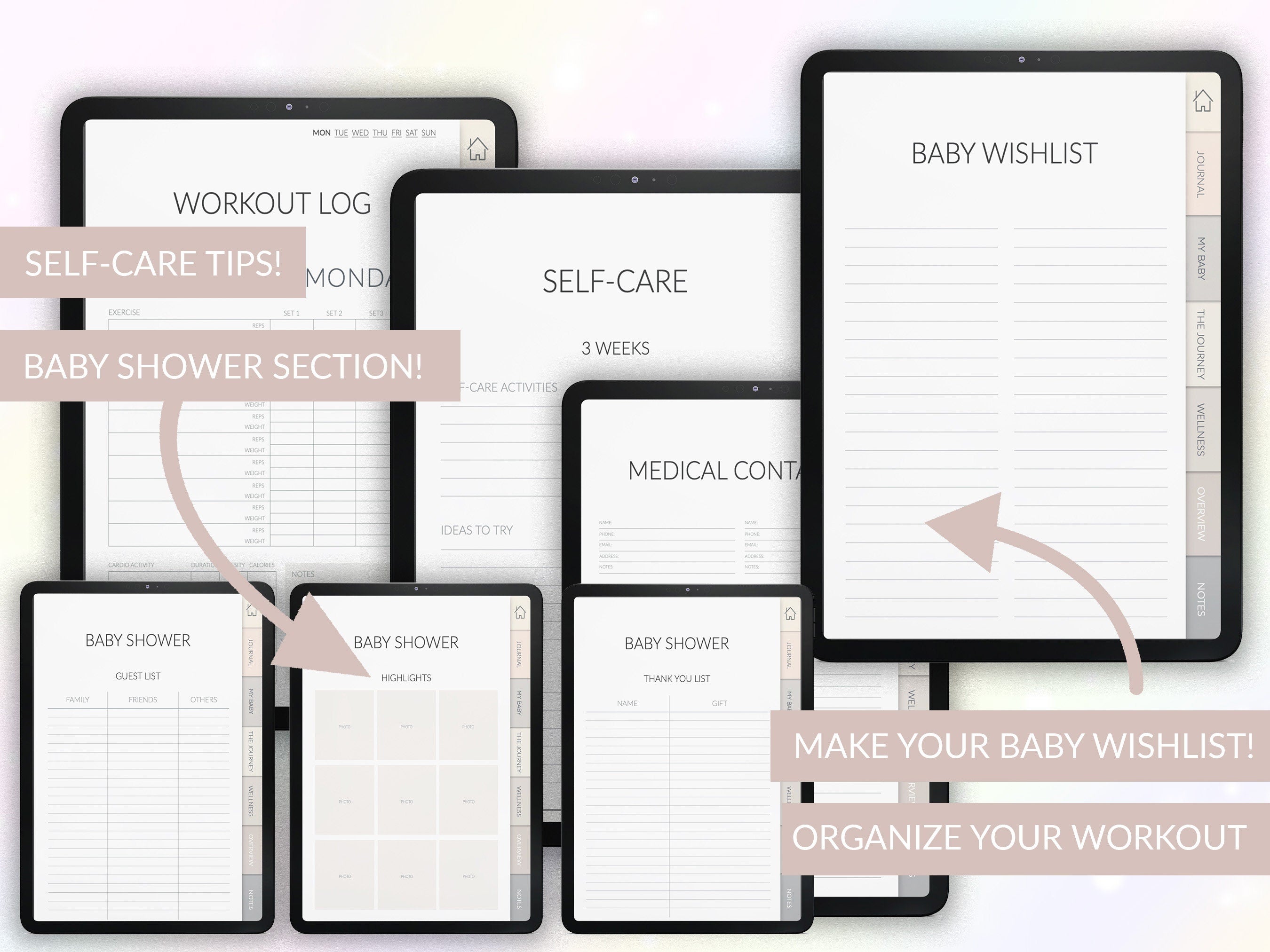 Pregnancy Journal | Planner | Diary | Baby Book