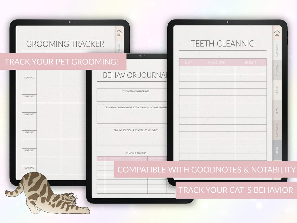 Cat Care Journal | Pet Health Planner |