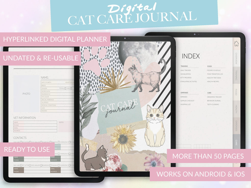 Cat Care Journal | Pet Health Planner |