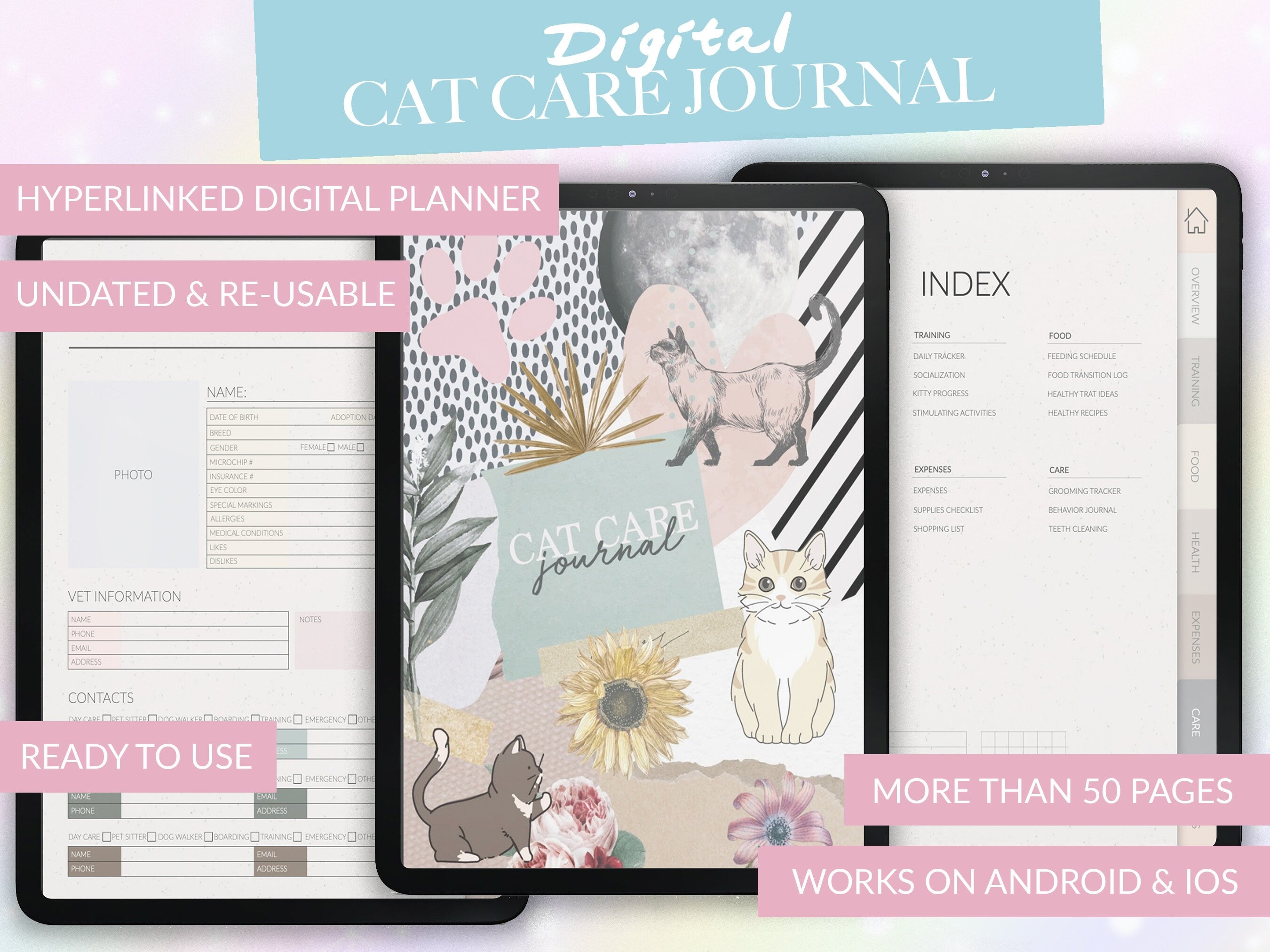 Cat Care Journal | Pet Health Planner |