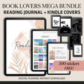 Reading Journal + Kindle Wallpaper Bundle | Book Lover's Planner | GoodNotes