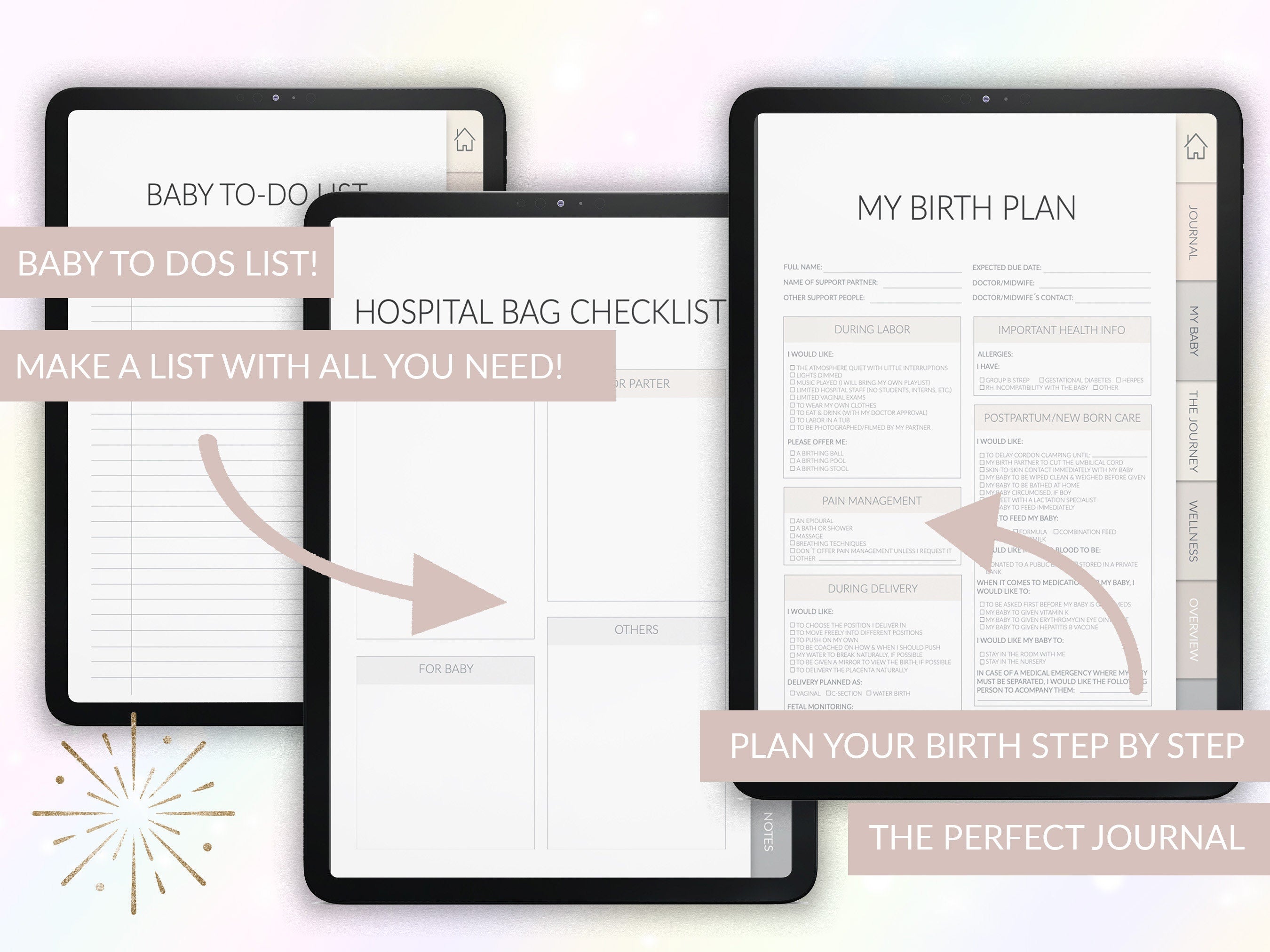 Pregnancy Journal | Planner | Diary | Baby Book