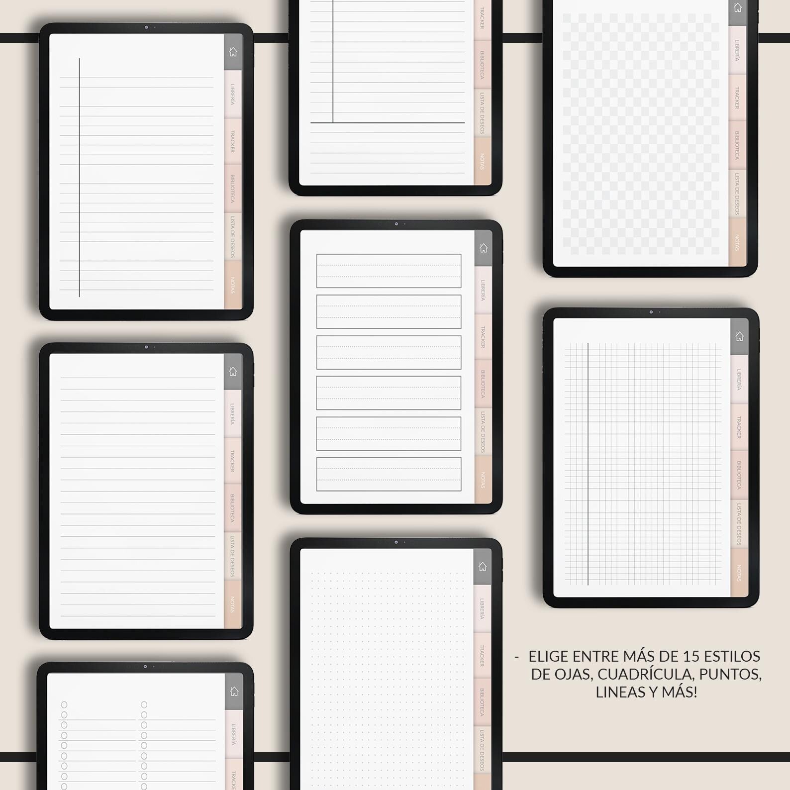 Diario de Lectura | +500 Stickers | Book Tracker | TBR Tracker