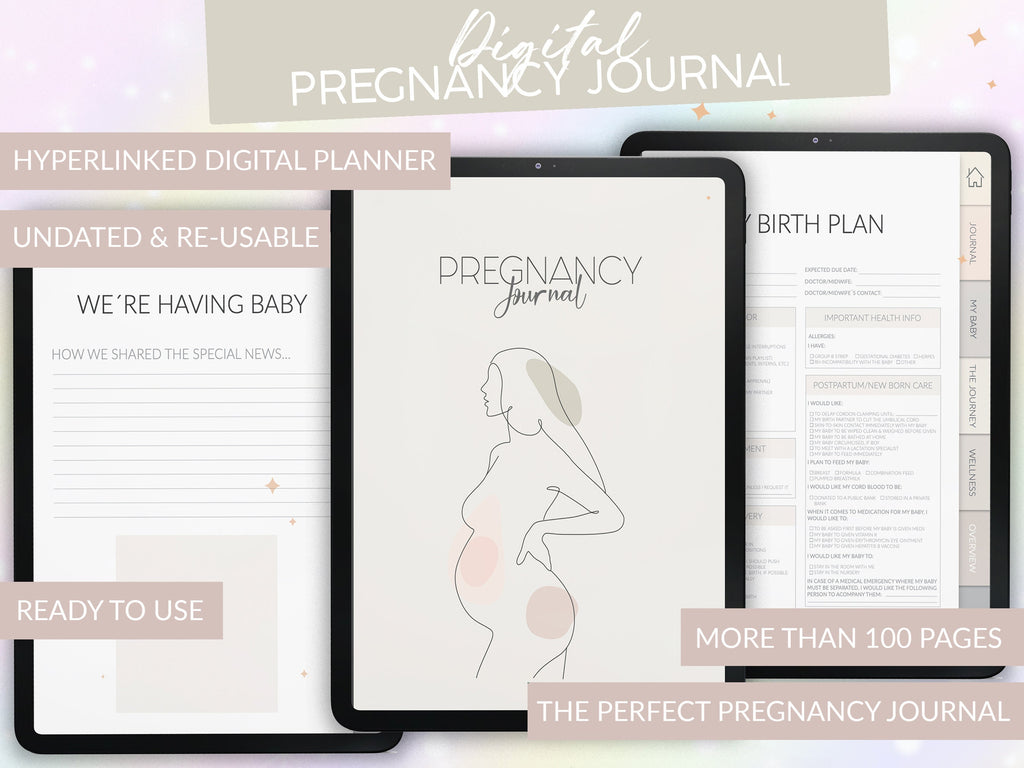 Pregnancy Journal | Planner | Diary | Baby Book
