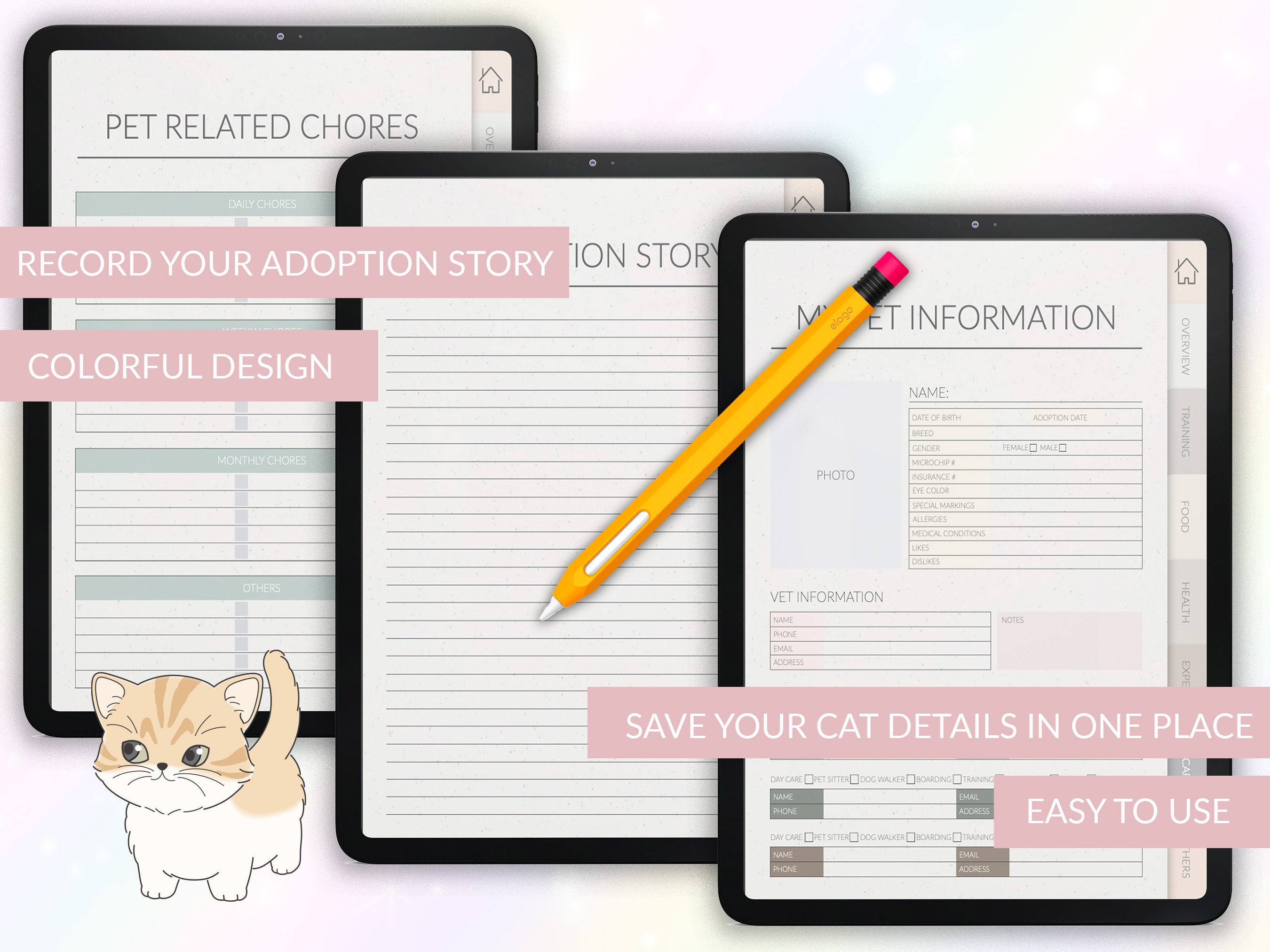 Cat Care Journal | Pet Health Planner |