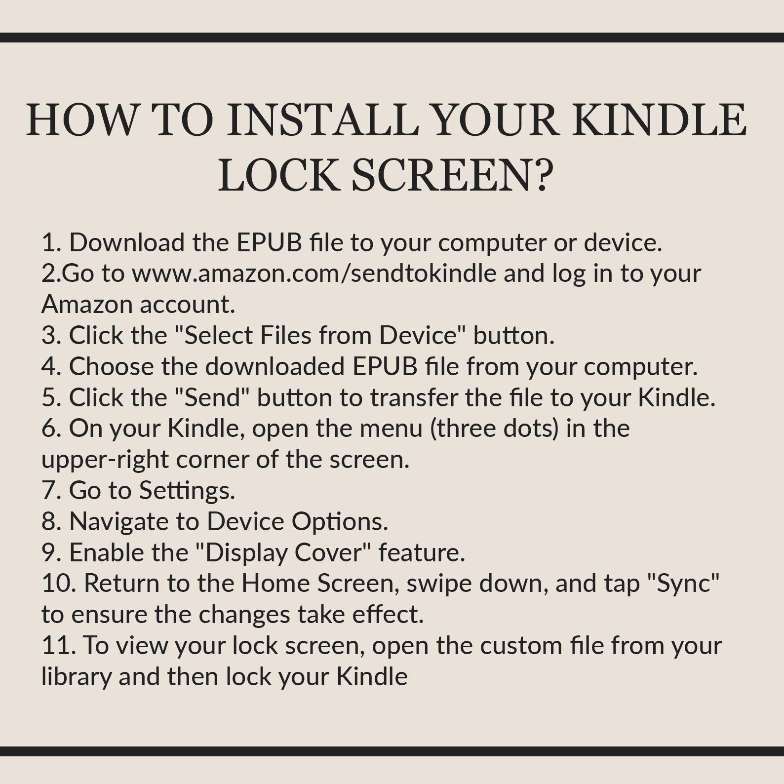 Kindle Lock Screen Bundle: 80+ Minimalist & Cozy Designs