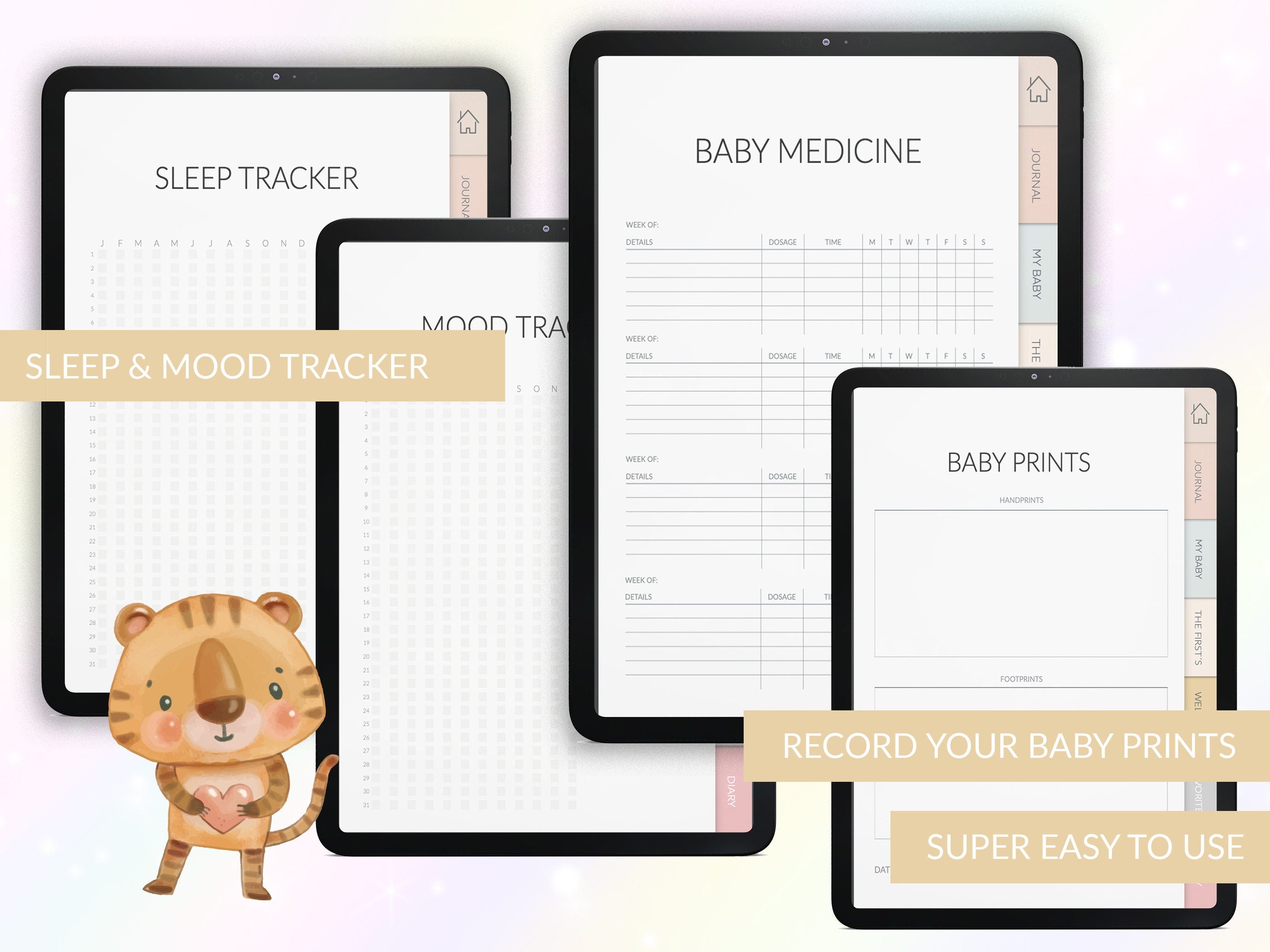 Baby's First Year Journal: Milestones & Memories