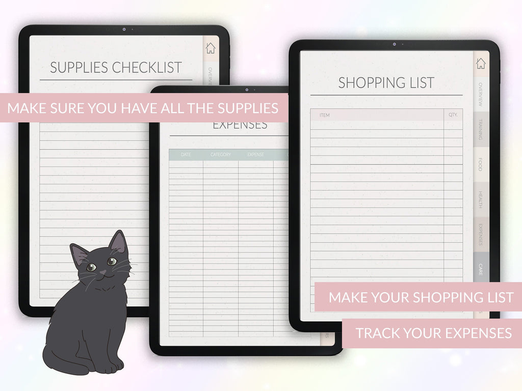 Cat Care Journal | Pet Health Planner |