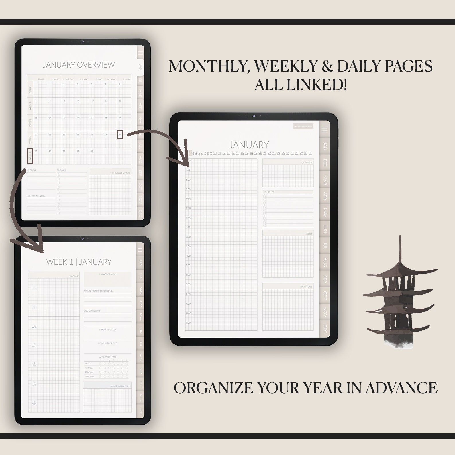 2026 Hobonichi Planner: Weekly, Monthly, Daily