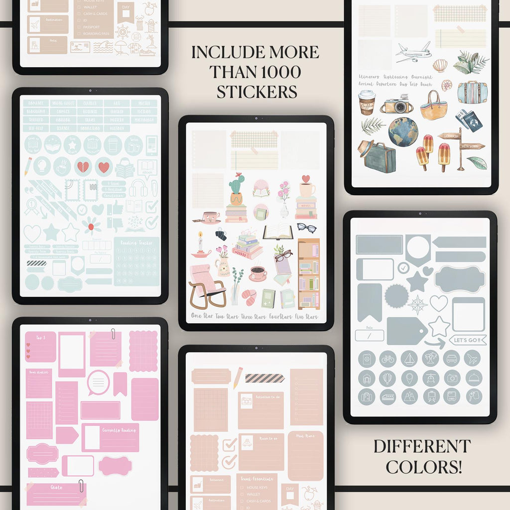 Undated Hobonichi Planner: iPad GoodNotes Compatible
