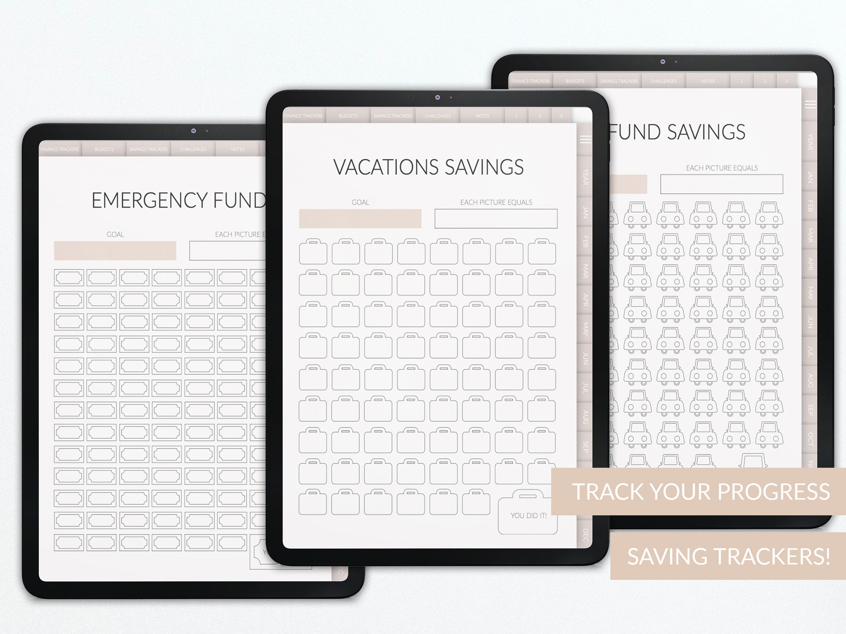 Budget Planner | Undated Finance Tracker | for GoodNotes