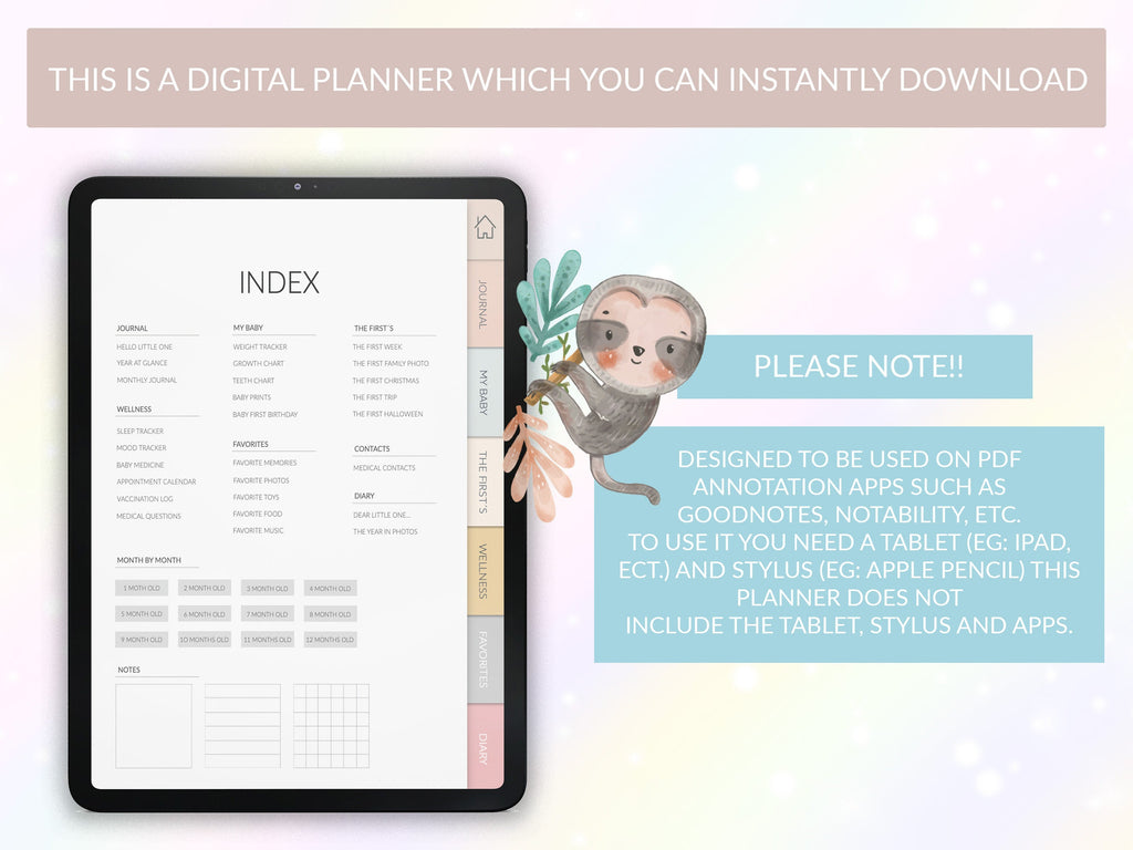 Baby's First Year Journal: Milestones & Memories