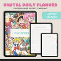 Undated Manga Style Daily Planner: iPad GoodNotes Compatible +500 Stickers