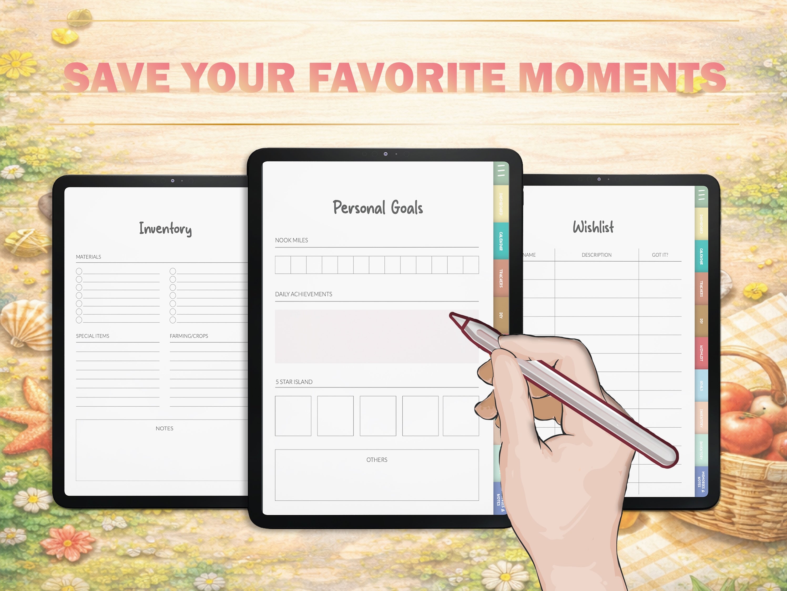 Animal Crossing Planner | ACNH Journal for Island Tracking, Villager Log, Critterpedia | Daily To-Do & More
