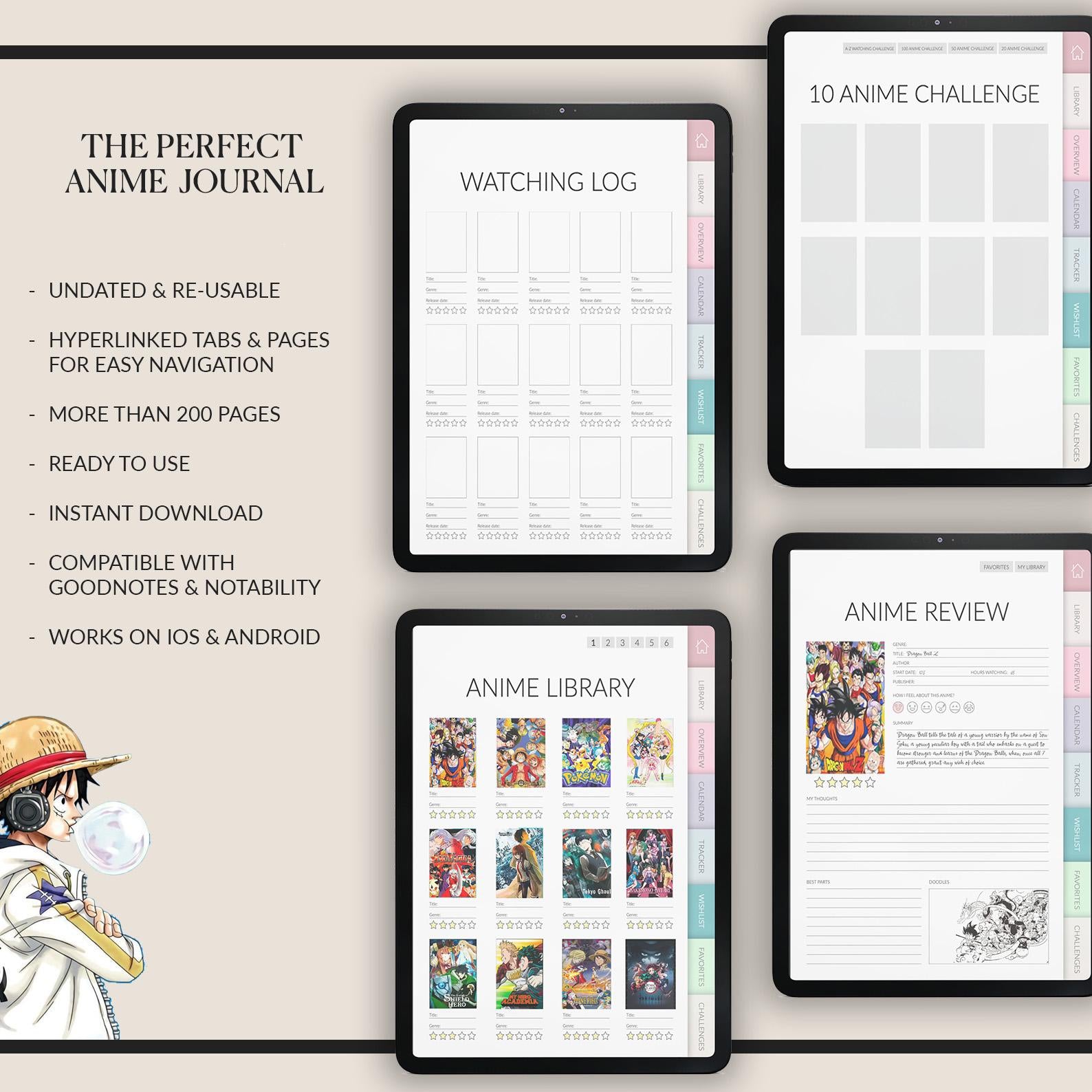 Anime Journal | Anime Library | Tracker & Wishlist