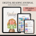 Reading Journal for GoodNotes: Book Tracker with 500+ Stickers
