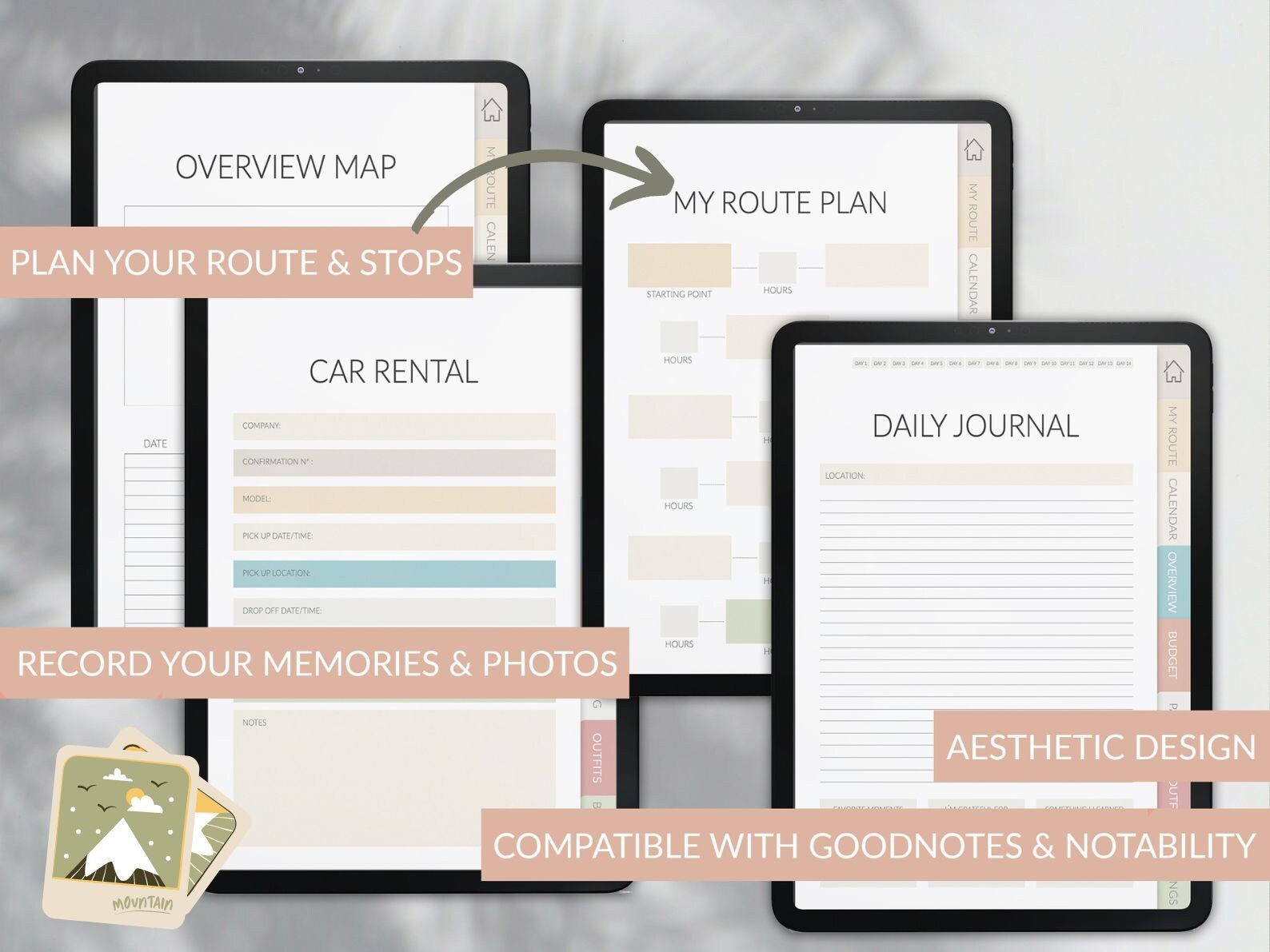 Travel Planner | Road Trip Planner | Hiking Planner