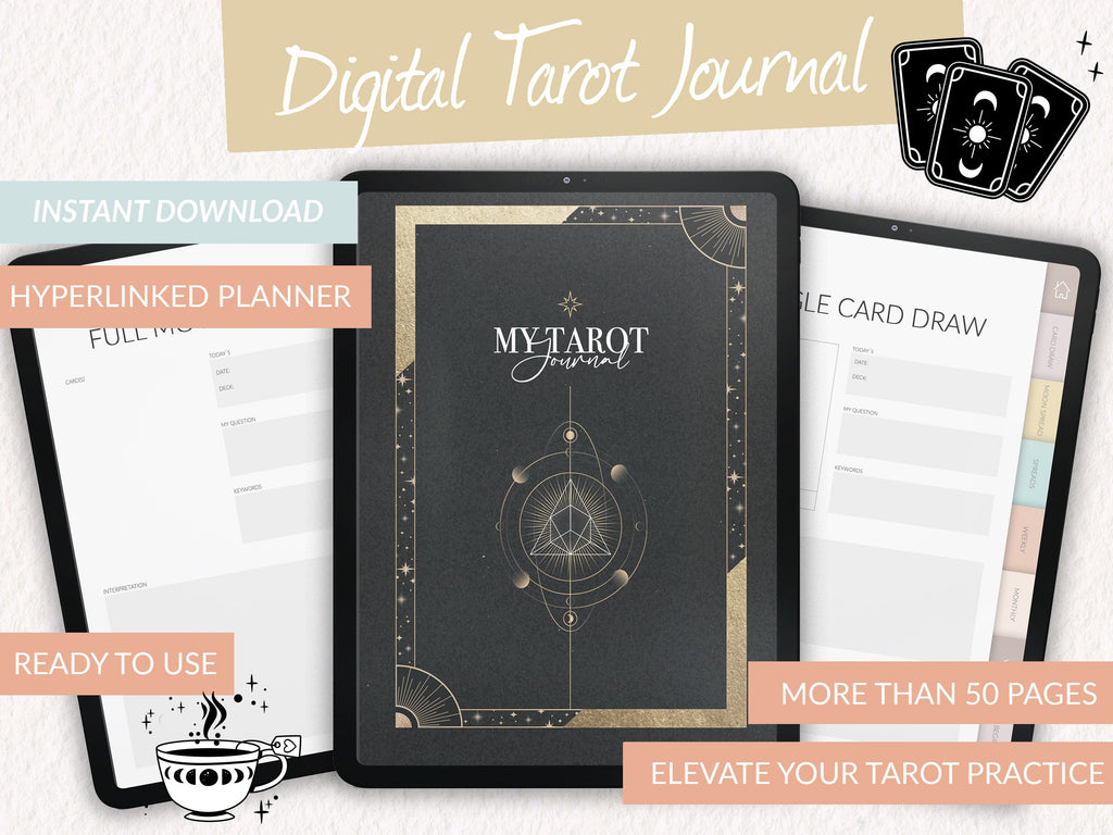 Tarot Journal: Daily Card Reading & Spreads