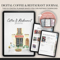 Coffee & Restaurant Journal: Foodie Review Tracker + 500 Stickers