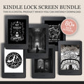 Dark Academia Kindle Lock Screen Bundle: Gothic Romantasy Wallpapers