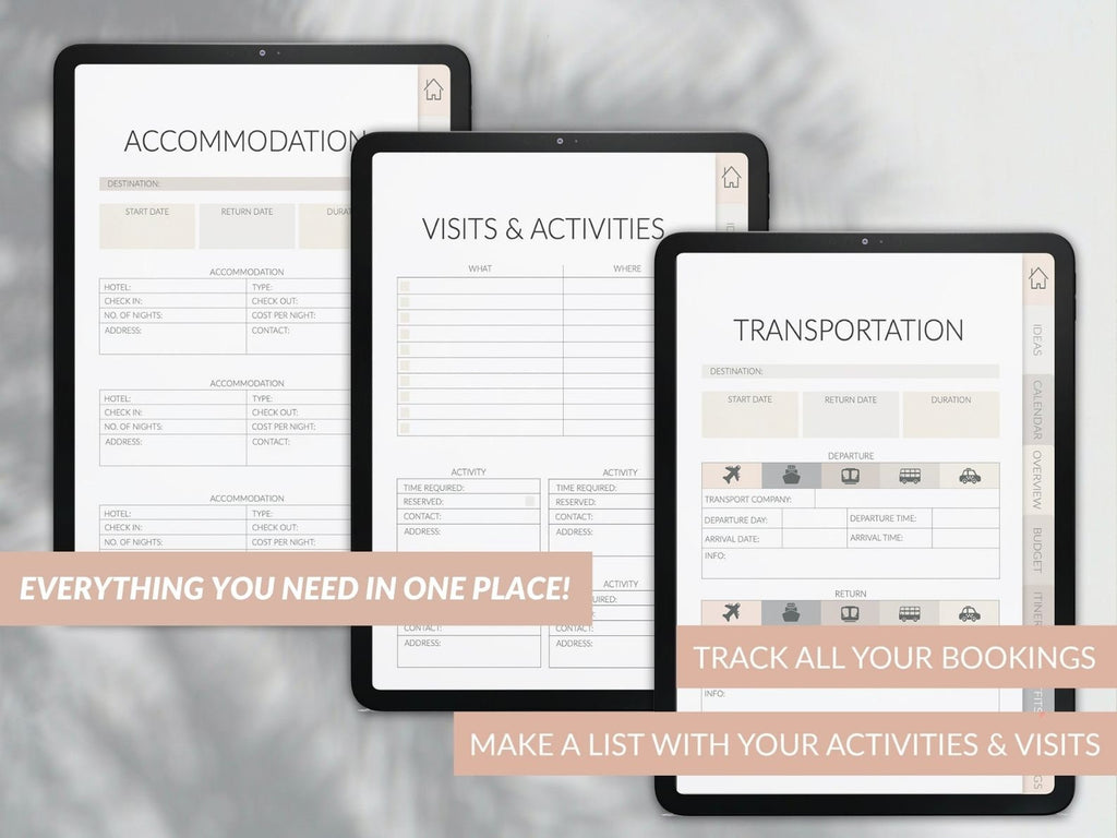 Travel Planner | Road Trip Planner | Hiking Planner
