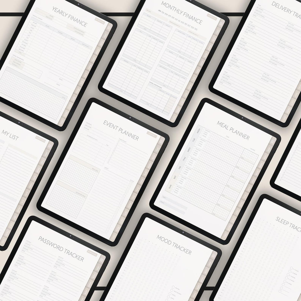 Undated Hobonichi Planner: iPad GoodNotes Compatible