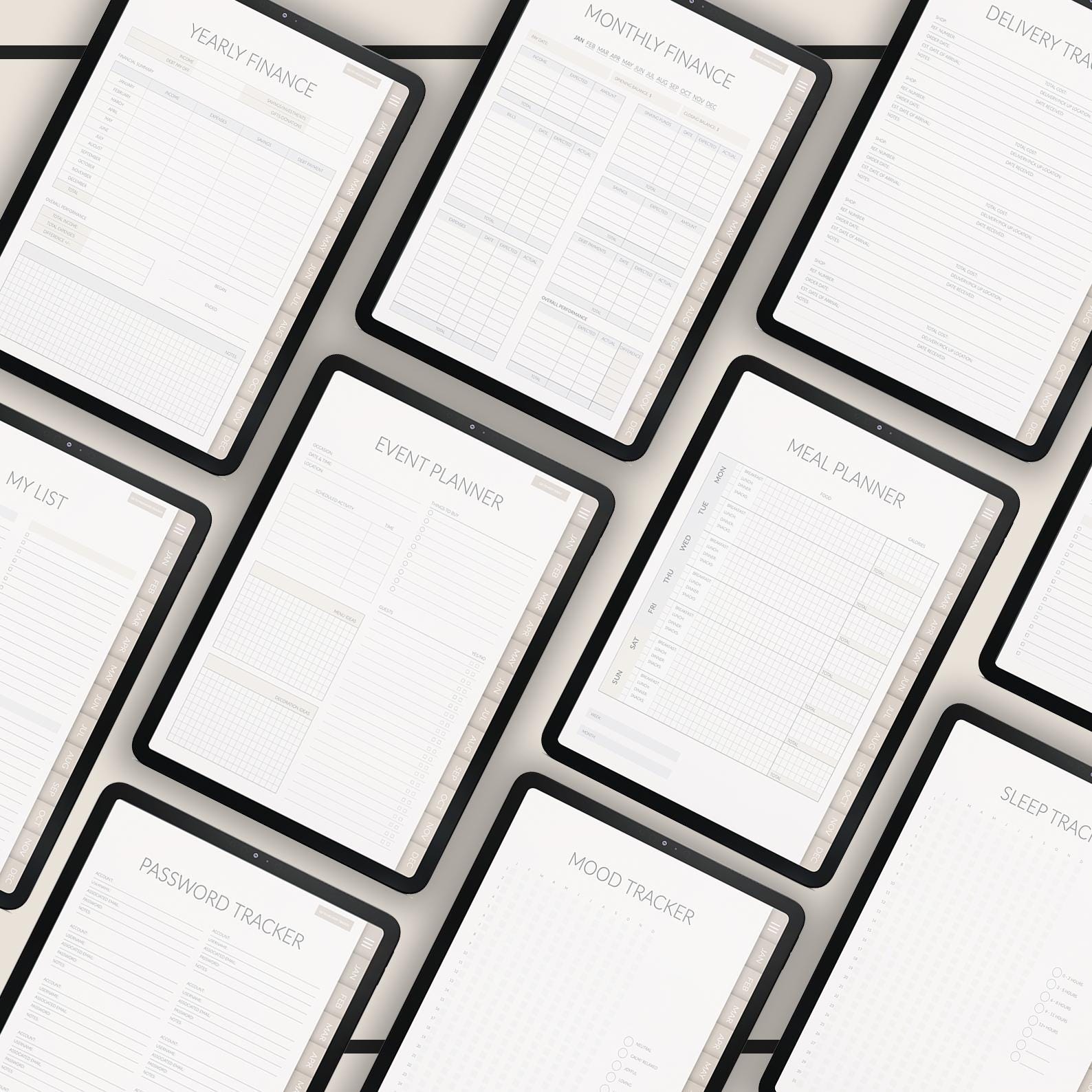 Undated Hobonichi Planner: iPad GoodNotes Compatible