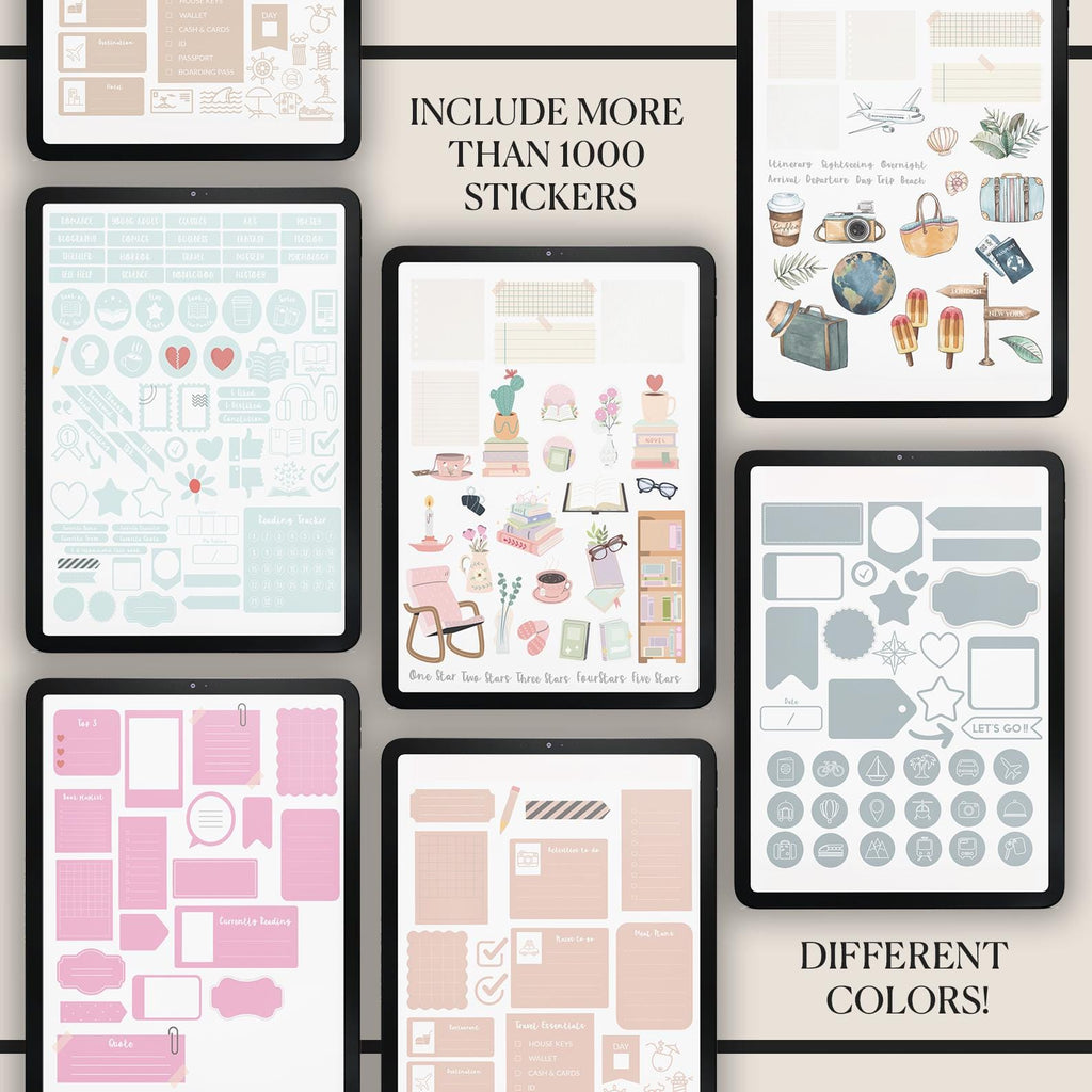 Undated Hobonichi Digital Planner: Daily, Weekly, Monthly