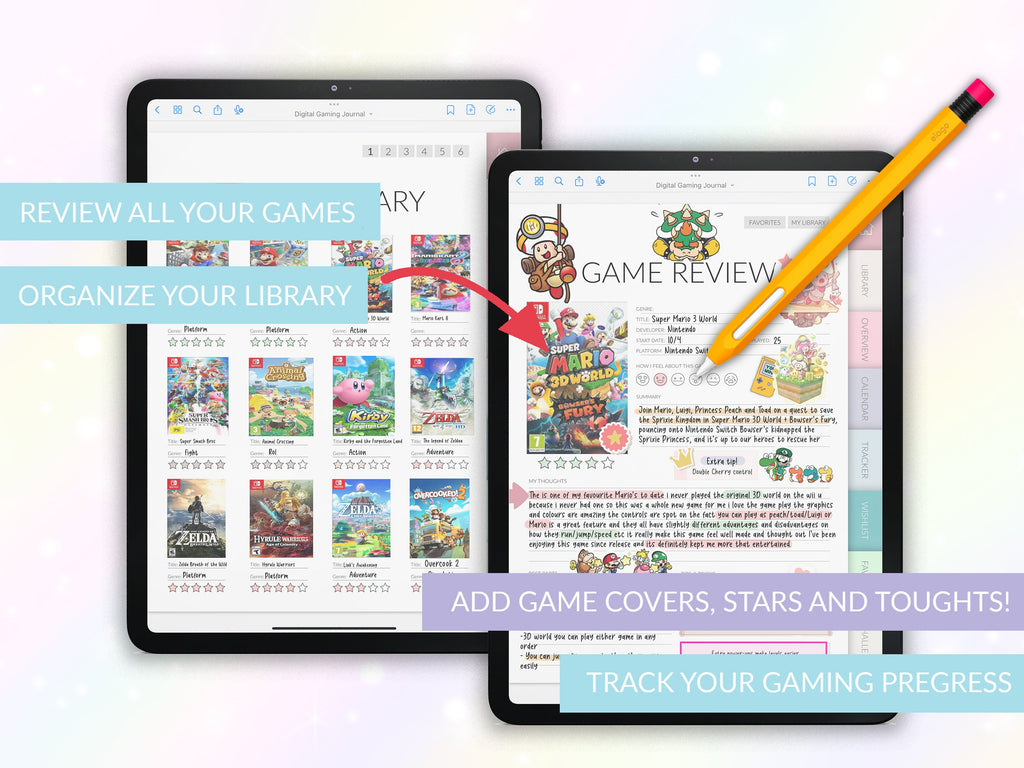 Manga & Anime Journal & Gaming Journal Bundle