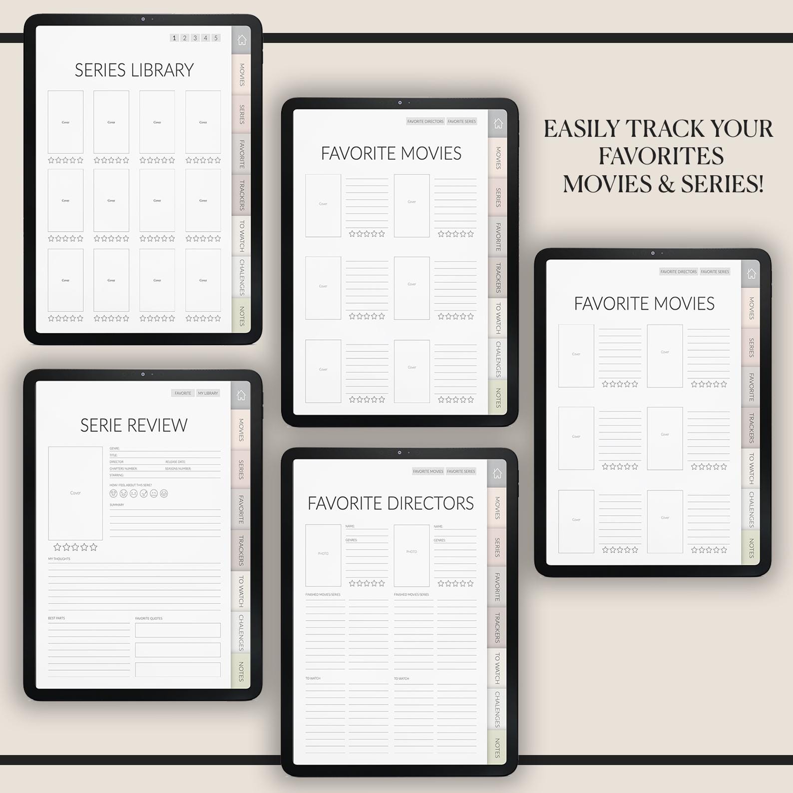 Movies & Series Journal | Watchlist and Tracker | Episode Tracker | Reviews Organizer