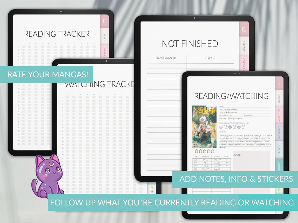 Manga & Anime Journal & Gaming Journal Bundle