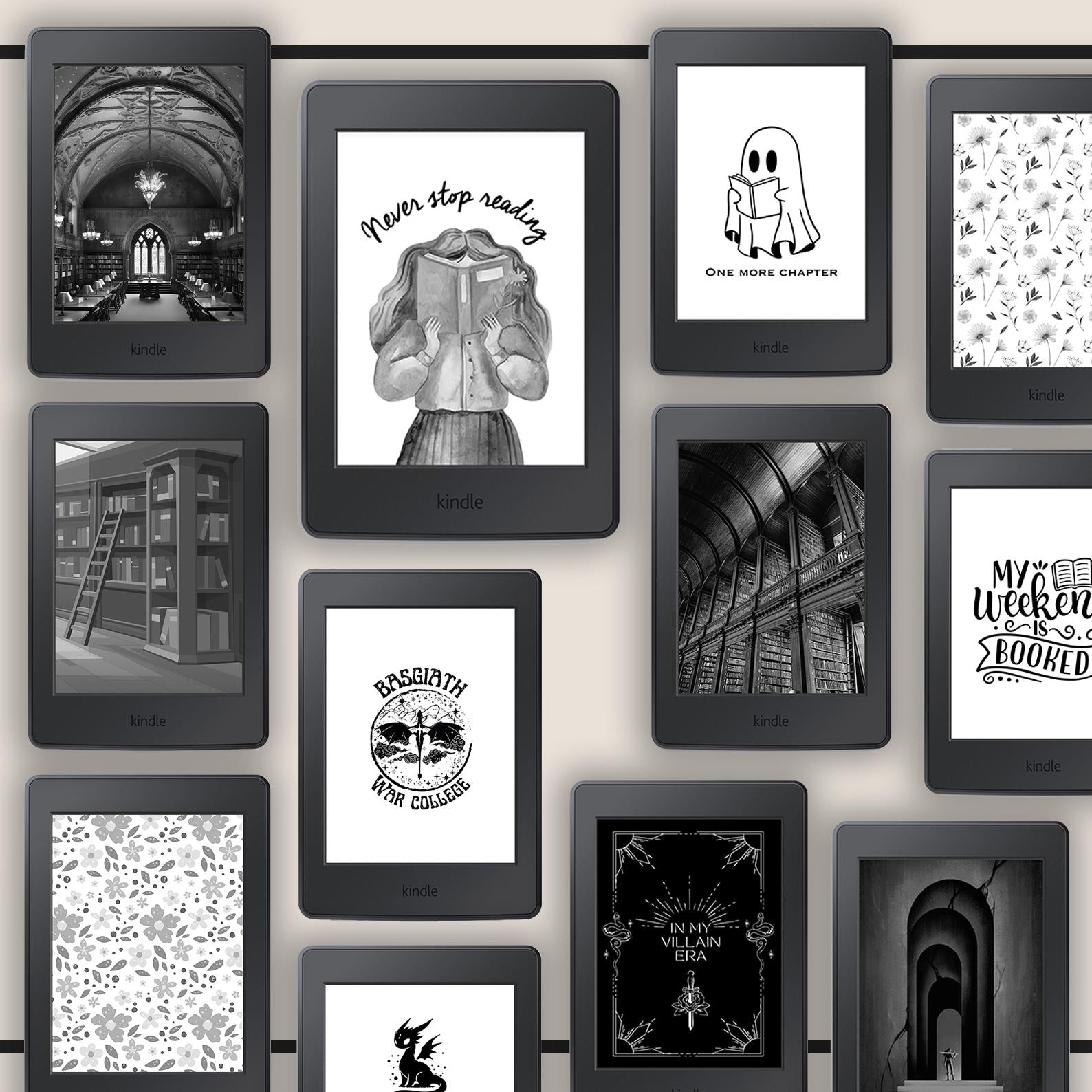 Kindle Lock Screen Bundle: 80+ Minimalist & Cozy Designs