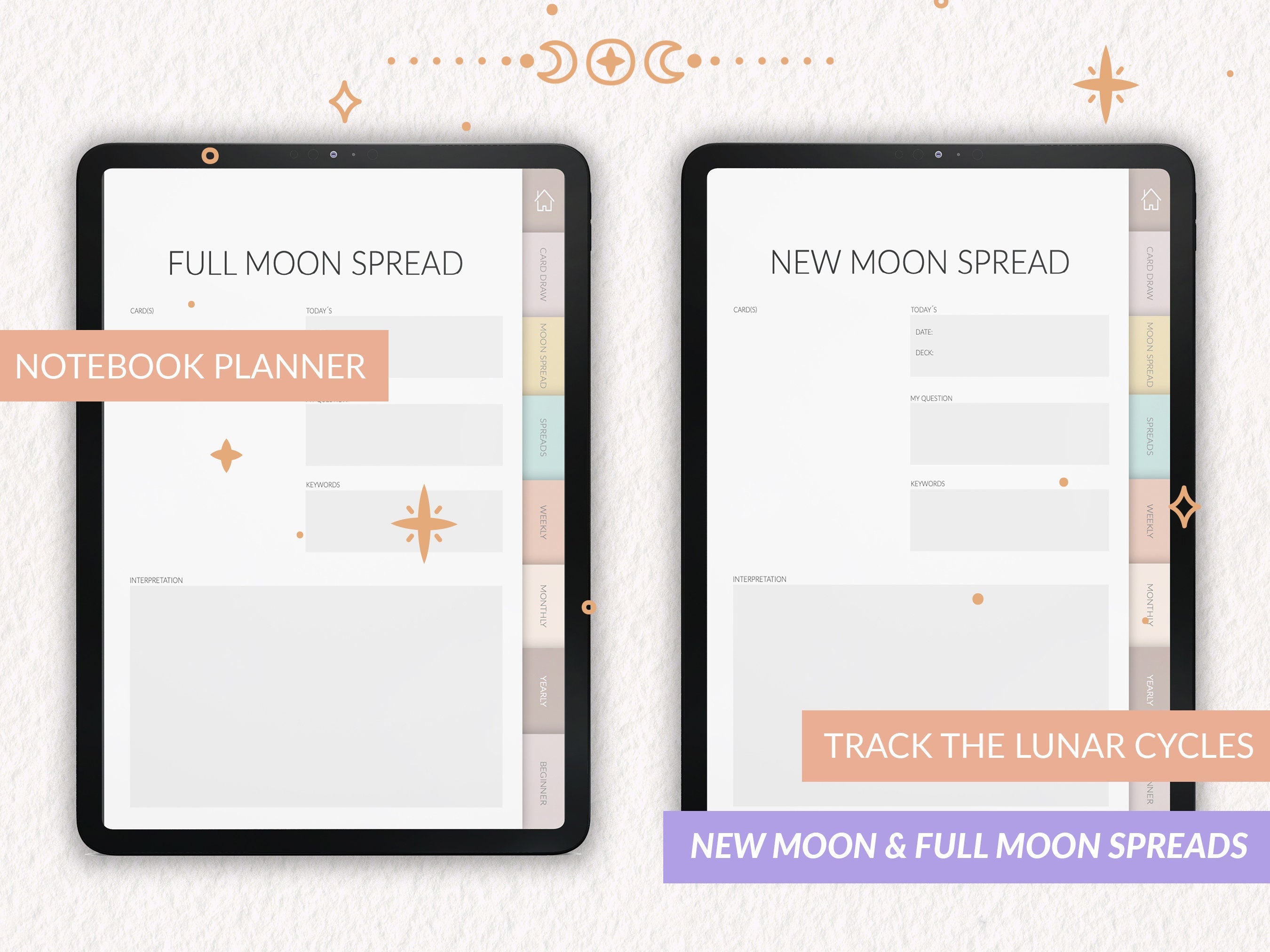 Tarot Journal: Daily Card Reading & Spreads