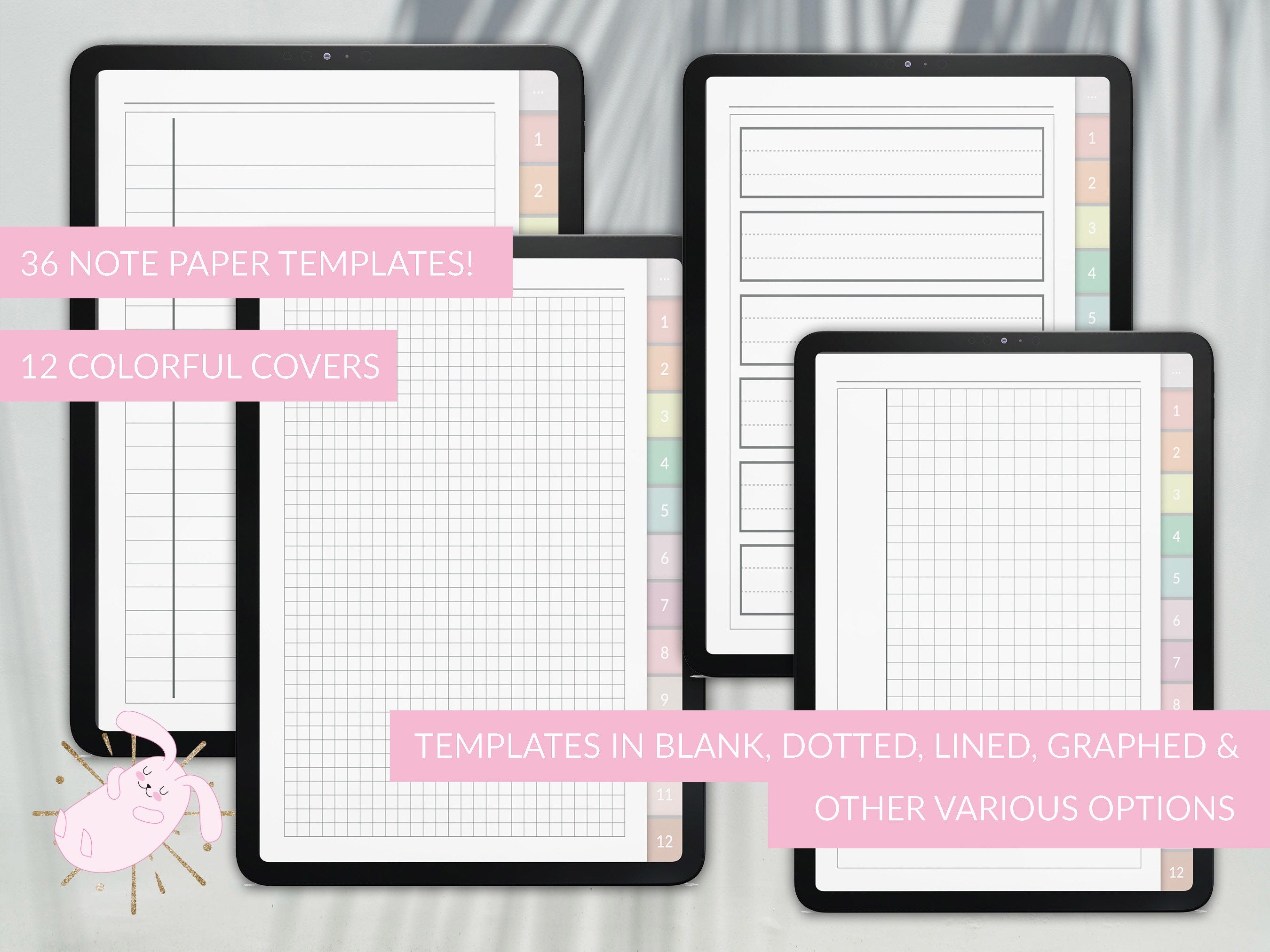 Kawaii Digital Notebook: Hyperlinked Student Planner