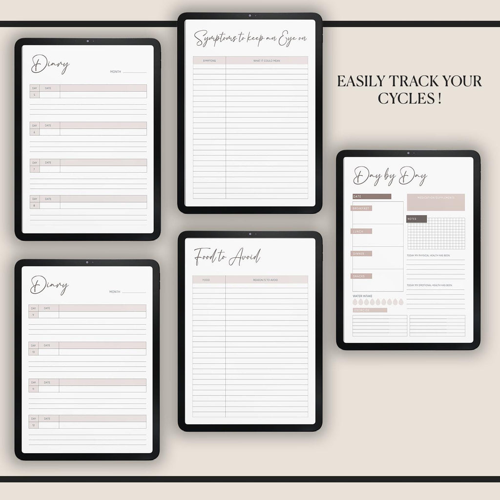 Period & Cycle Journal | Wellness Tracker | SelfCare Planner