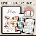 Diario de Lectura | +500 Stickers | Book Tracker