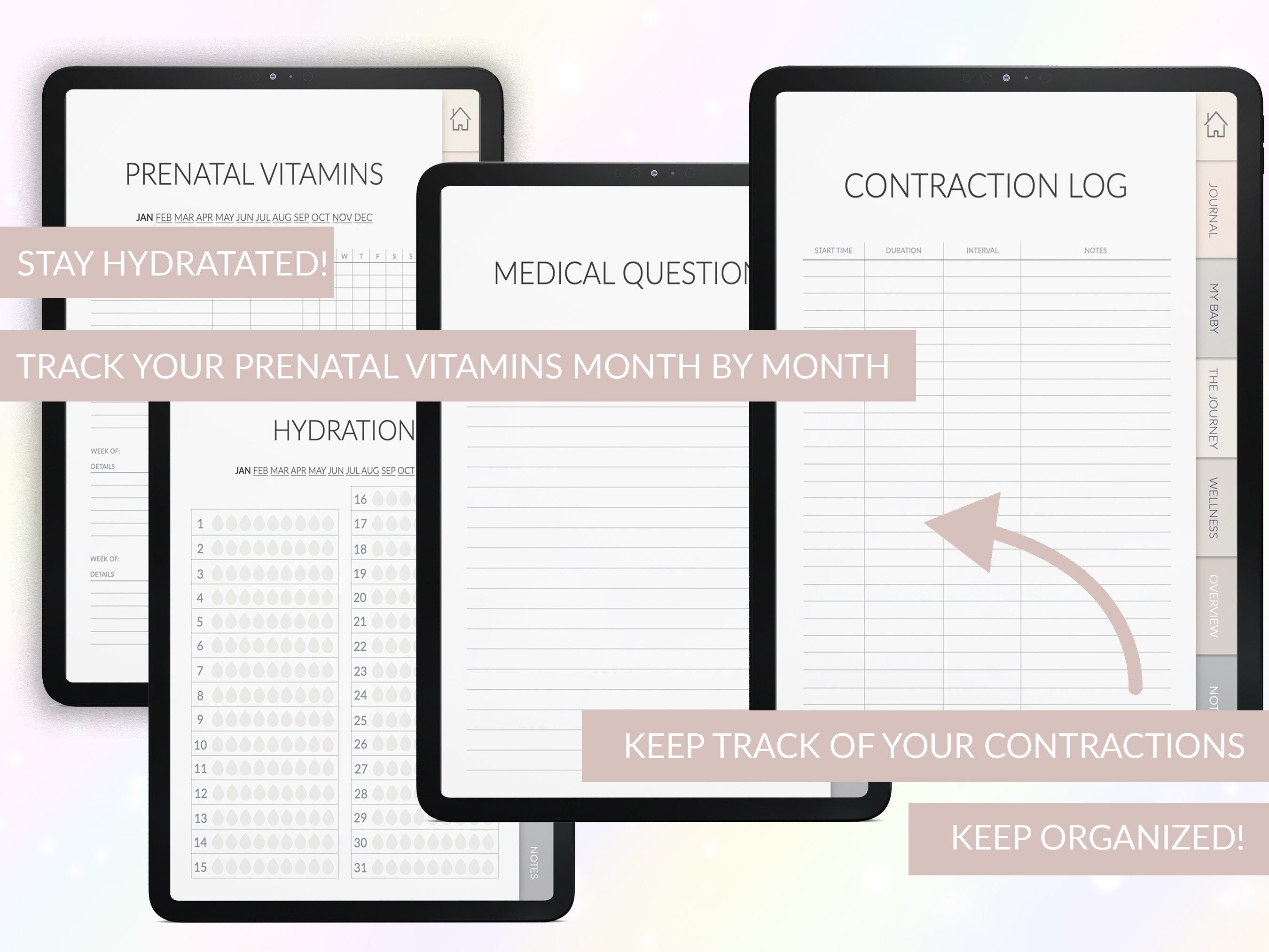 Pregnancy Journal | Planner | Diary | Baby Book