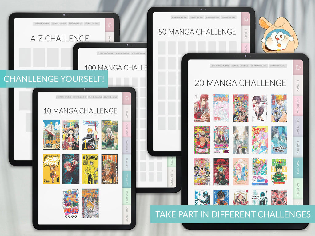 Manga & Anime Journal & Gaming Journal Bundle