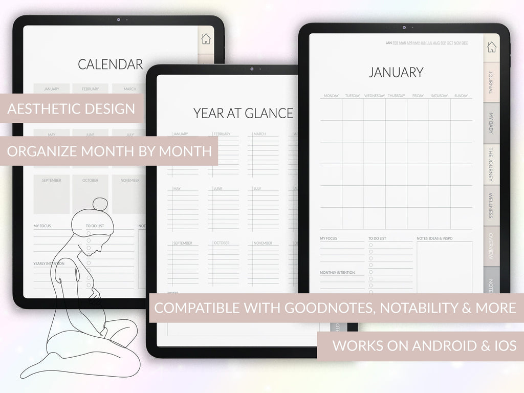 Pregnancy Journal | Planner | Diary | Baby Book